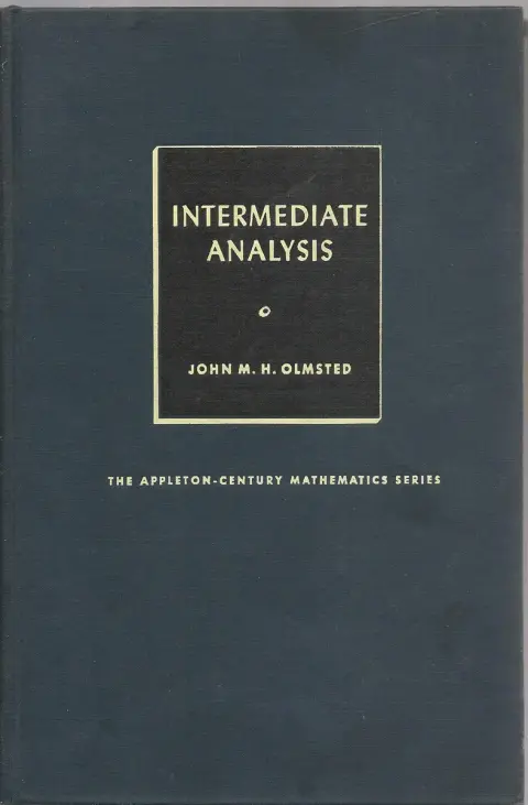Cover of Intermediate Analysis