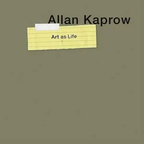 Cover of Allan Kaprow