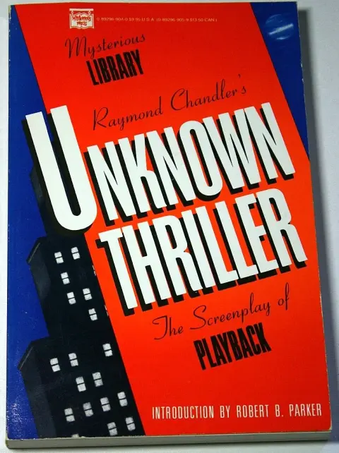 Cover of Raymond Chandler's Unknown Thriller