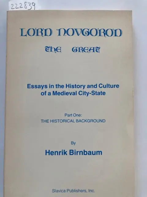 Cover of Lord Novgorod the Great