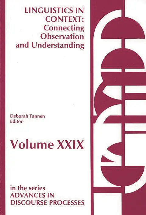 Cover of Linguistics in Context--Connecting Observation and Understanding