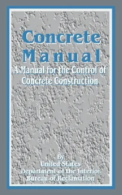 Cover of Concrete Manual
