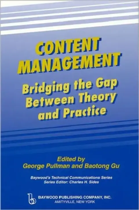 Cover of Content Management