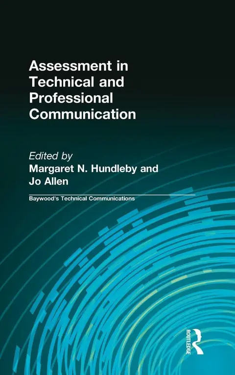 Cover of Assessment in Technical and Professional Communication