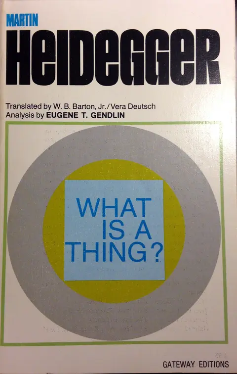 Cover of What Is a Thing?