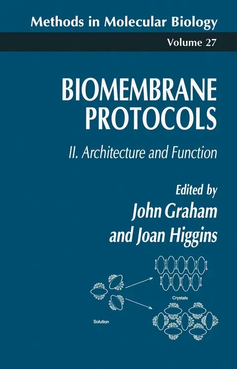 Cover of Biomembrane Protocols