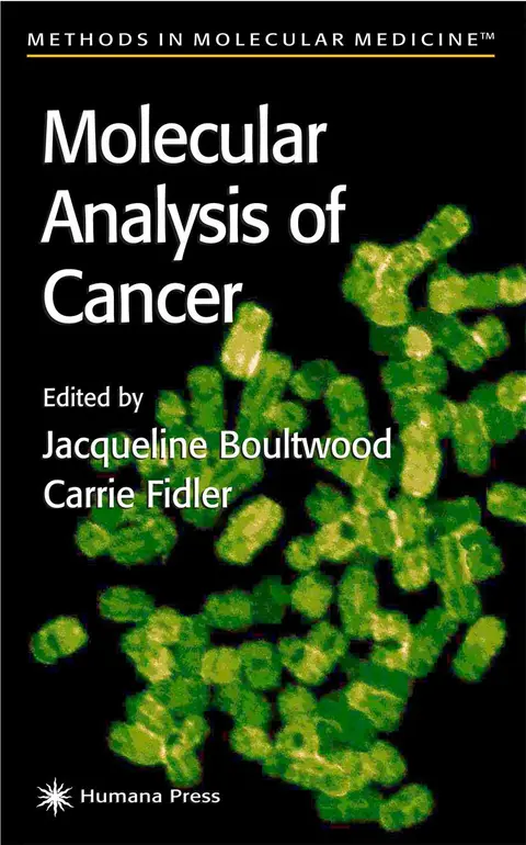 Cover of Molecular Analysis of Cancer