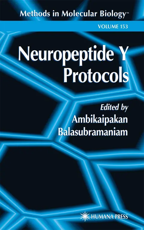 Cover of Neuropeptide Y Protocols
