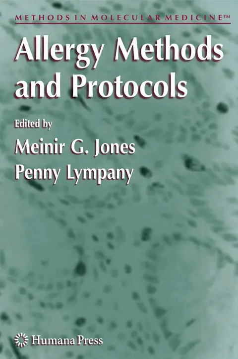 Cover of Allergy Methods and Protocols