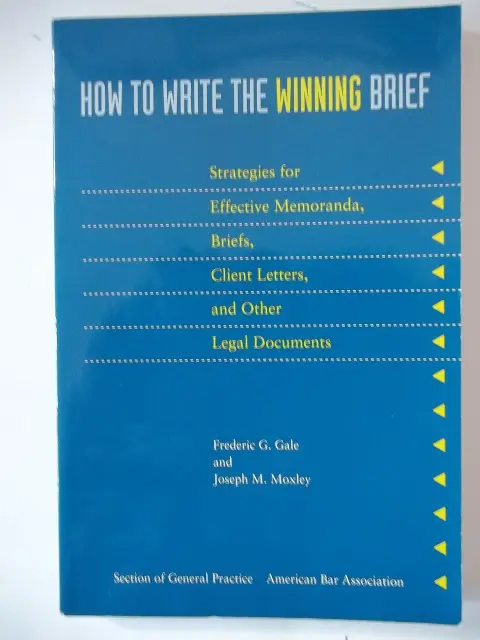 Cover of How to Write the Winning Brief
