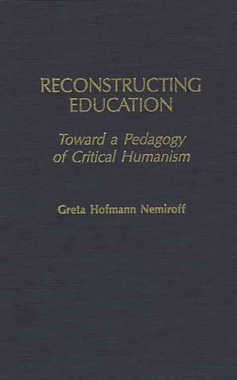 Cover of Reconstructing Education