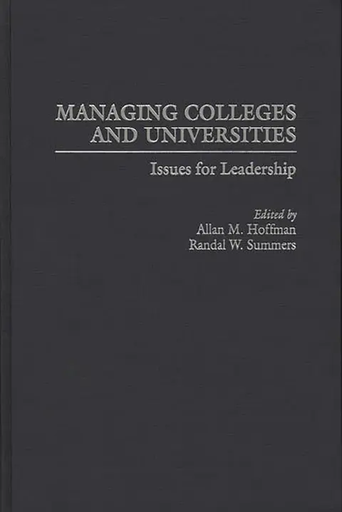 Cover of Managing Colleges and Universities