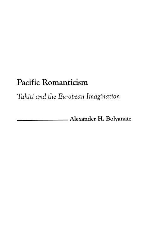 Cover of Pacific Romanticism