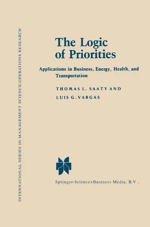 Cover of The Logic of Priorities