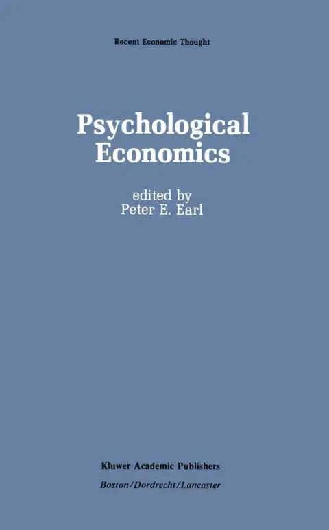 Cover of Psychological Economics