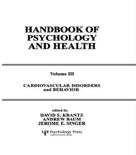 Cover of Cardiovascular Disorders and Behavior