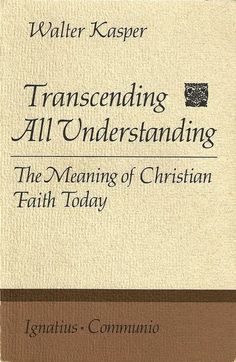 Cover of Transcending All Understanding