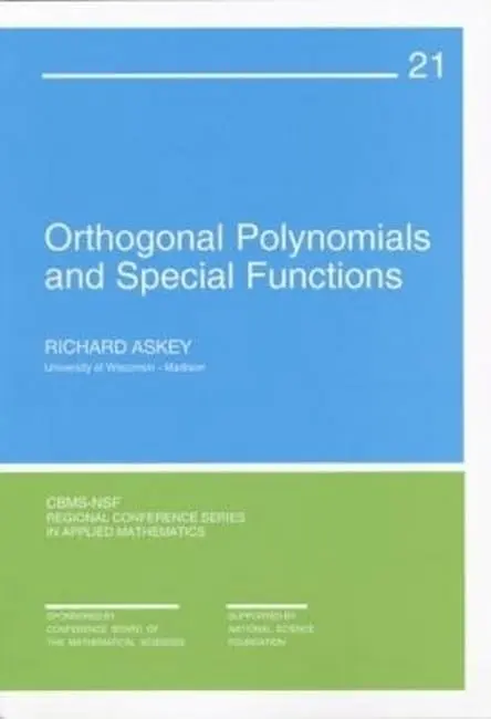 Cover of Orthogonal Polynomials and Special Functions