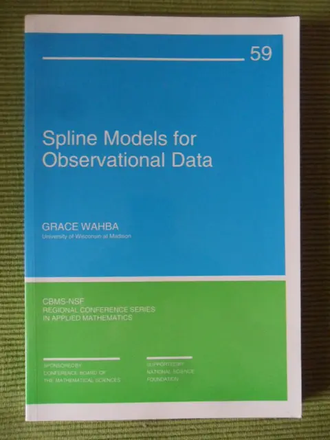 Cover of Spline Models for Observational Data