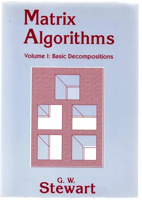 Cover of Matrix Algorithms