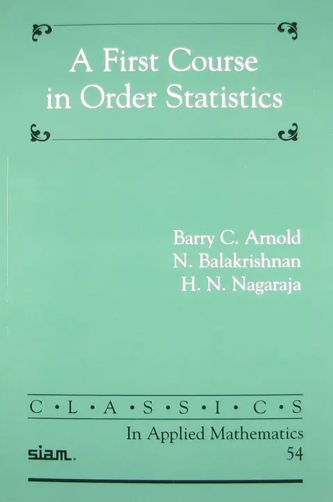 Cover of A First Course in Order Statistics
