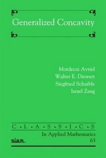 Cover of Generalized Concavity