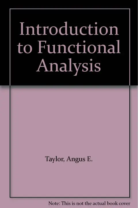 Cover of Introduction to Functional Analysis