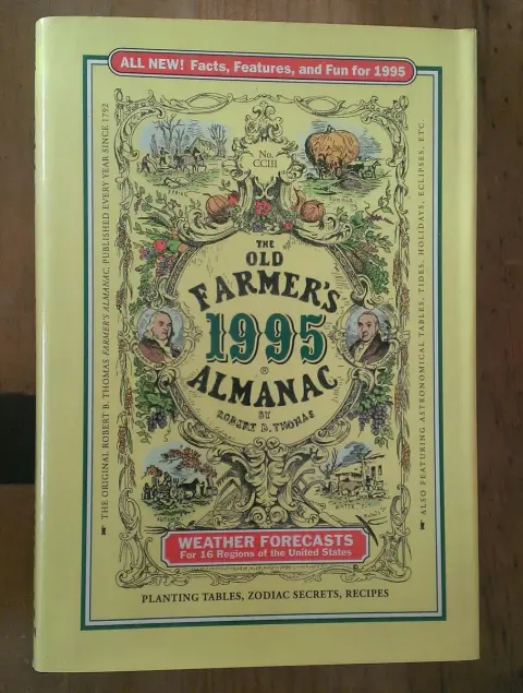 Cover of The Old Farmer's Almanac 1995
