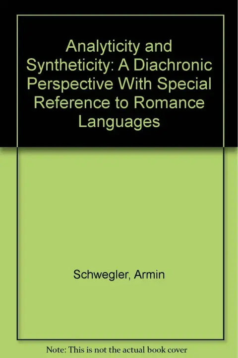 Cover of Analyticity and Syntheticity