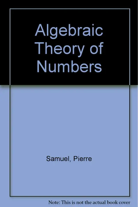 Cover of Algebraic Theory of Numbers