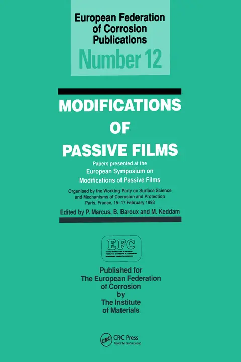 Cover of Modifications of Passive Films