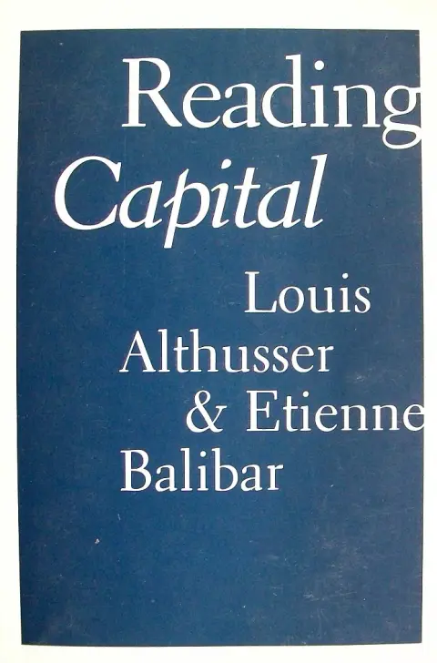 Cover of Reading Capital