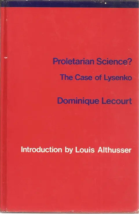 Cover of Proletarian Science?