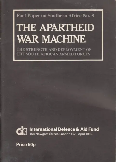 Cover of Apartheid War Machine