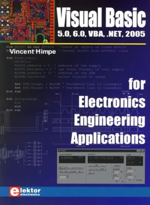 Cover of Visual Basic for Electronics Engineering Applications