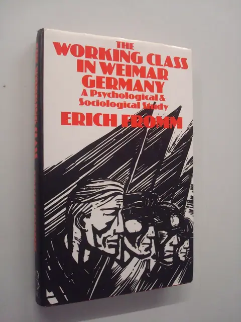 Cover of Working Class in Weimar Germany