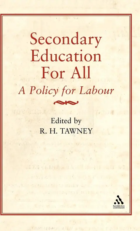 Cover of Secondary Education for All