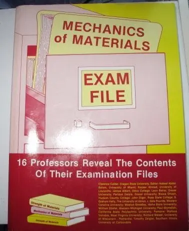 Cover of Mechanics of Materials Exam File