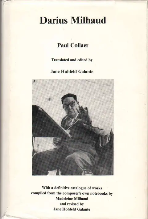 Cover of Darius Milhaud