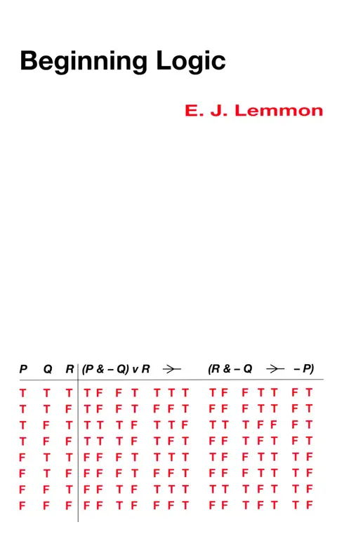 Cover of Beginning Logic