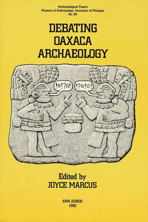 Cover of Debating Oaxaca Archaeology