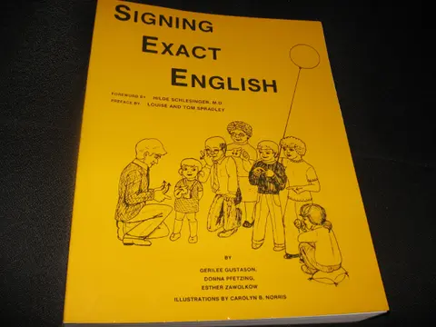 Cover of Signing exact English