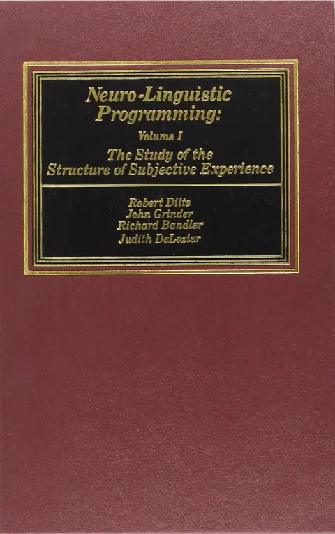 Cover of The Study of the Structure of Subjective Experience (v. 1)