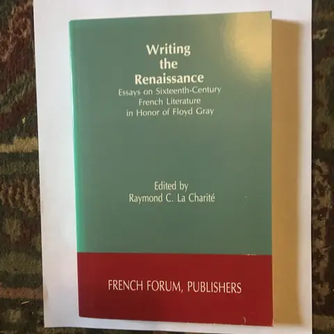 Cover of Writing the Renaissance