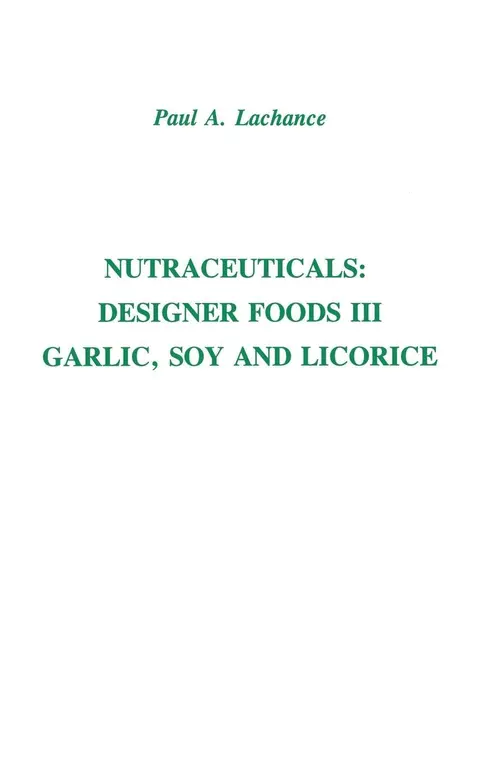 Cover of Nutraceuticals
