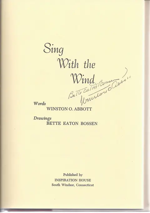 Cover of Sing with the Wind