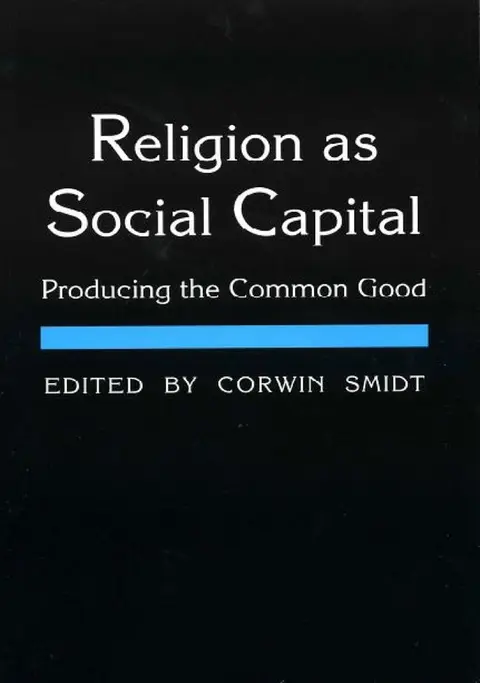 Cover of Religion as Social Capital
