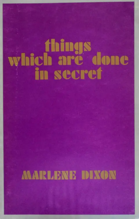 Cover of Things Which are Done in Secret