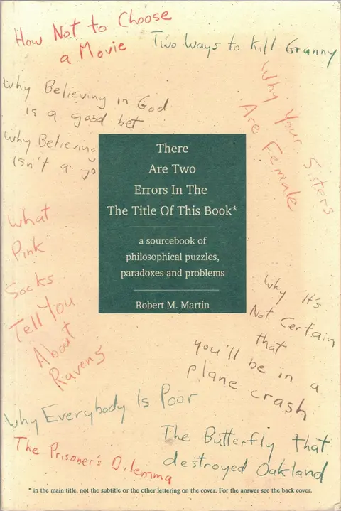 Cover of There Are Two Errors in the