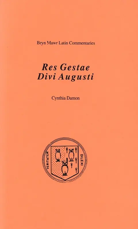 Cover of Res Gestae Divi Augusti